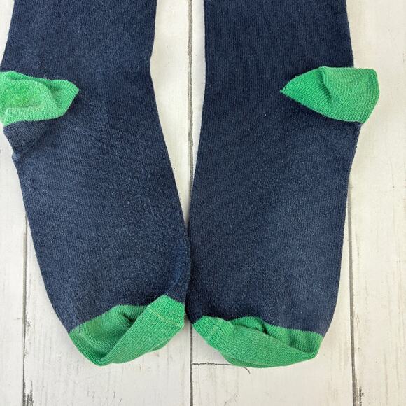 Polo Ralph Lauren Navy/Green Pony Mens Crew Dress Socks - Picture 3 of 7